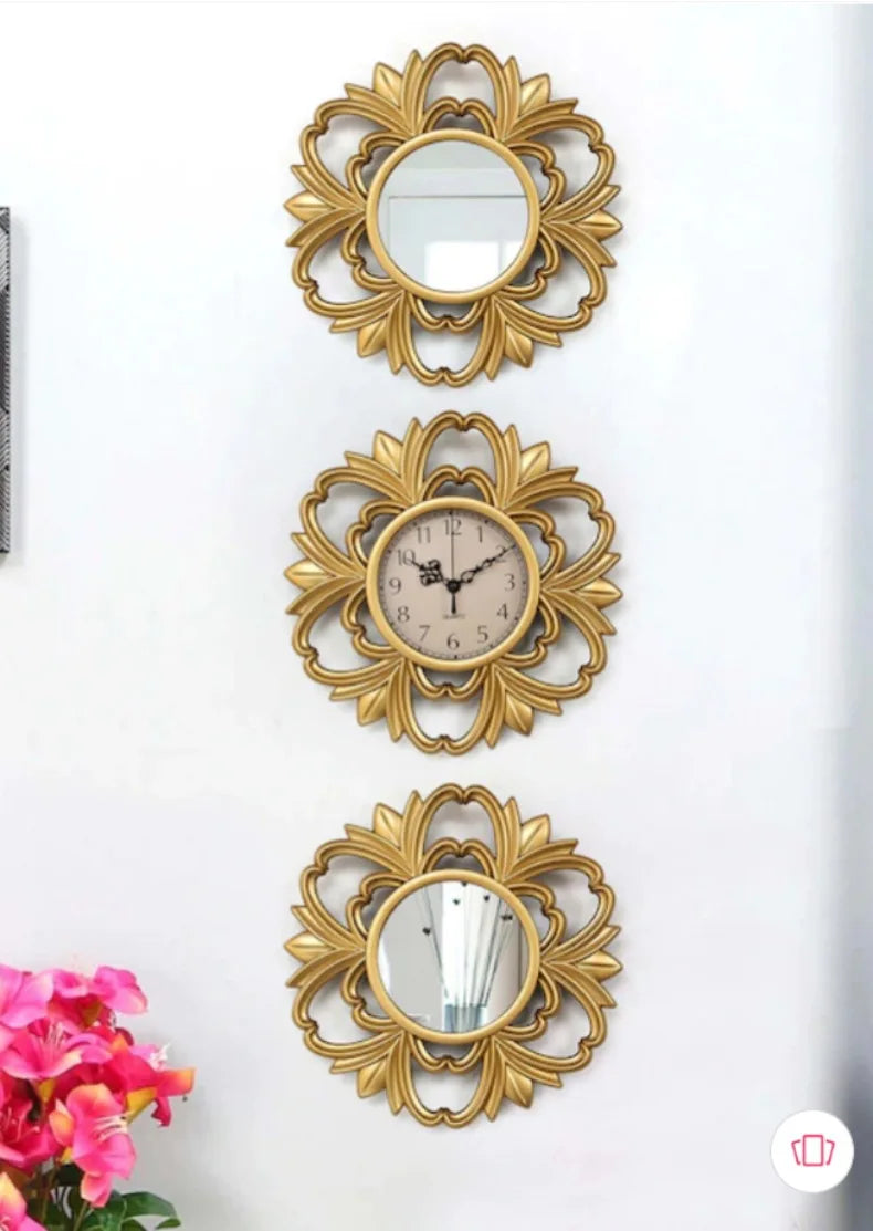 Eterna Flower Wall Clock – Modern Geometric Design (10")