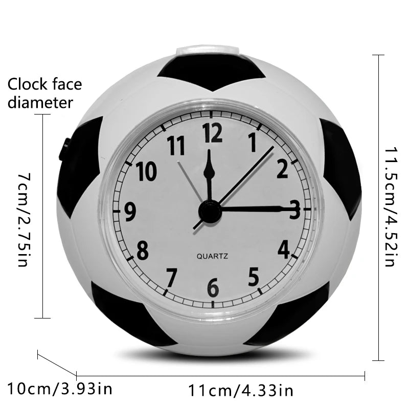 Striker Football Alarm Clock – Classic Quartz Analog Design