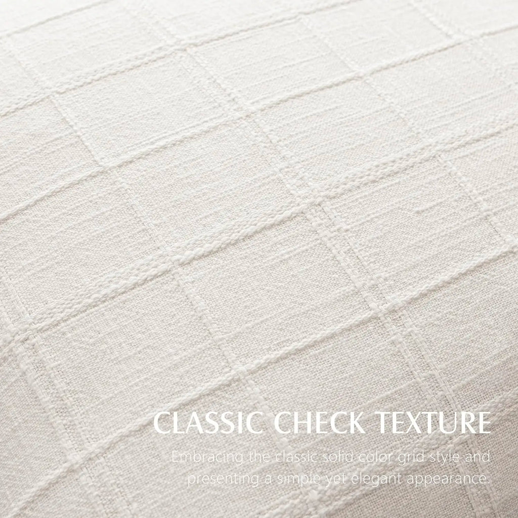 Arden Pillow Cover – Linen & Cotton Decorative Cushion Case (18×18”)