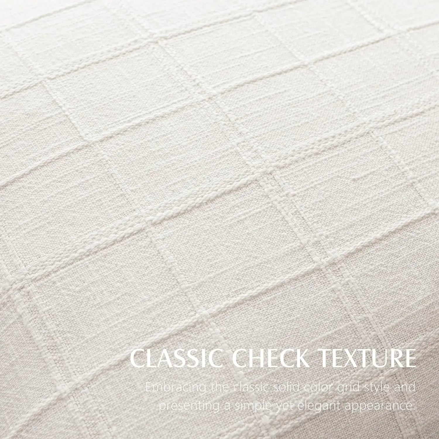 Arden Pillow Cover – Linen & Cotton Decorative Cushion Case (18×18”)