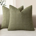 Arden Pillow Cover – Linen & Cotton Decorative Cushion Case (18×18”)
