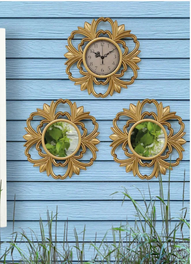 Eterna Flower Wall Clock – Modern Geometric Design (10")