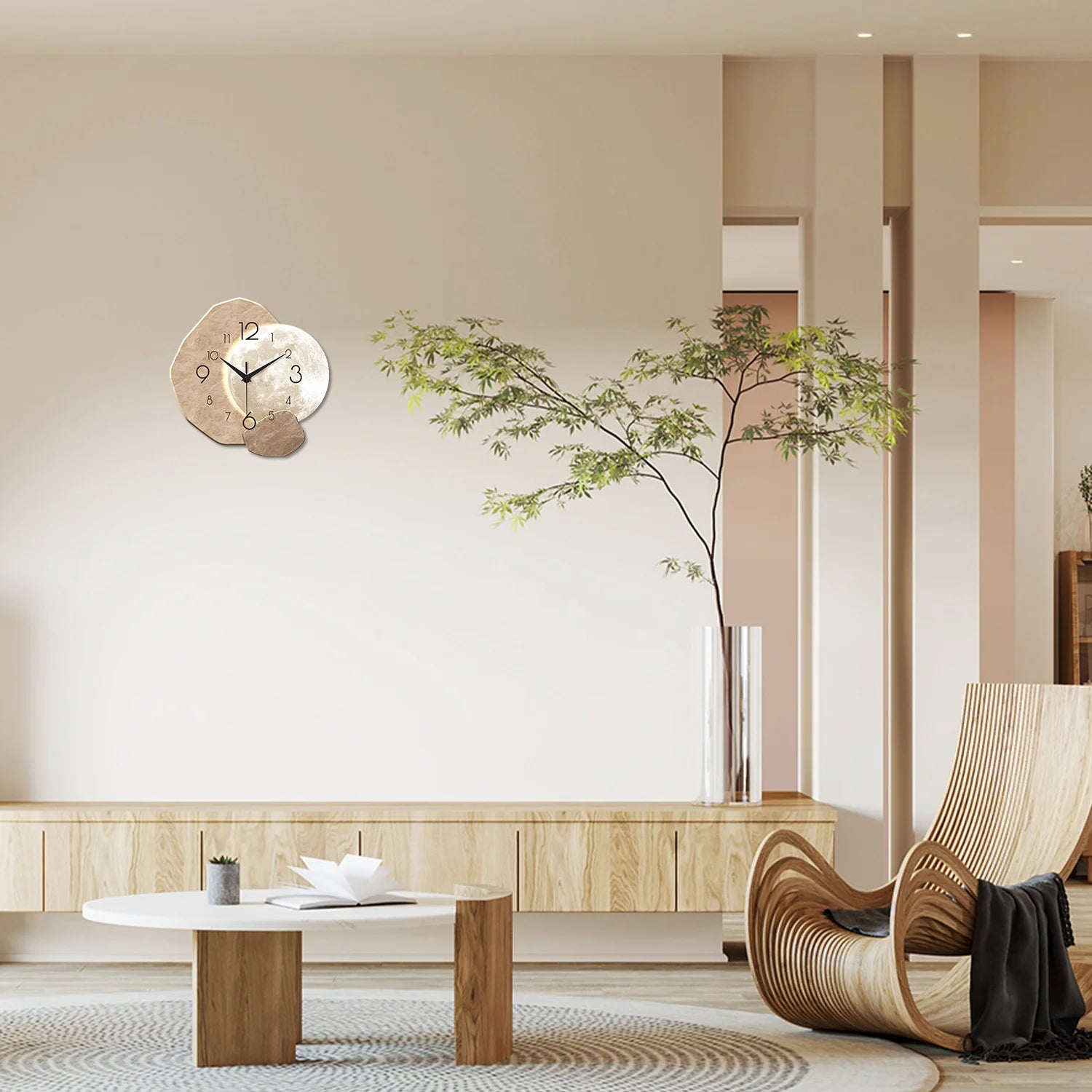 Kairo Wall Clock – Japanese Geometric Design